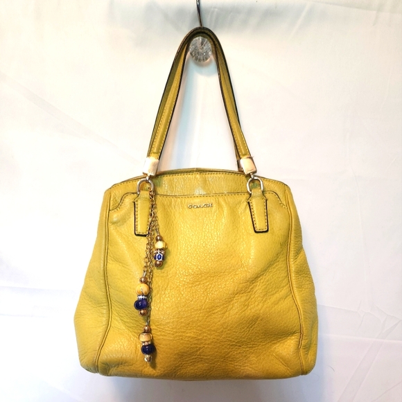 Coach Handbags - COACH Yellow Handbag Satchel